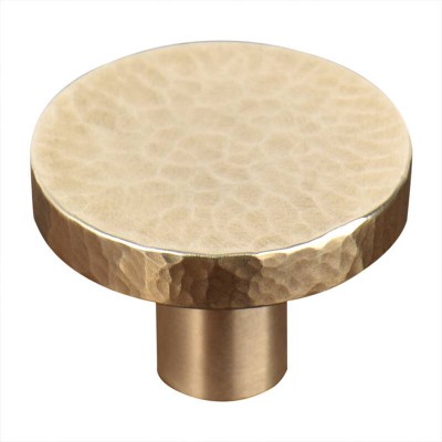 Maxery Luxury Modern Brass Hammered Handle Cabinet Handle Furniture Bedroom Kitchen Hardware Knobs And Pullers